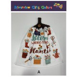 Crochet Top Hand Towel / Tea Towel -  Bloom Where You're Planted Crochet Top Hand Towel / Tea Towel -  Bloom Where You're Planted